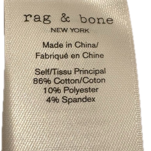 rag & bone White Baseball Cap - Picture 3 of 3